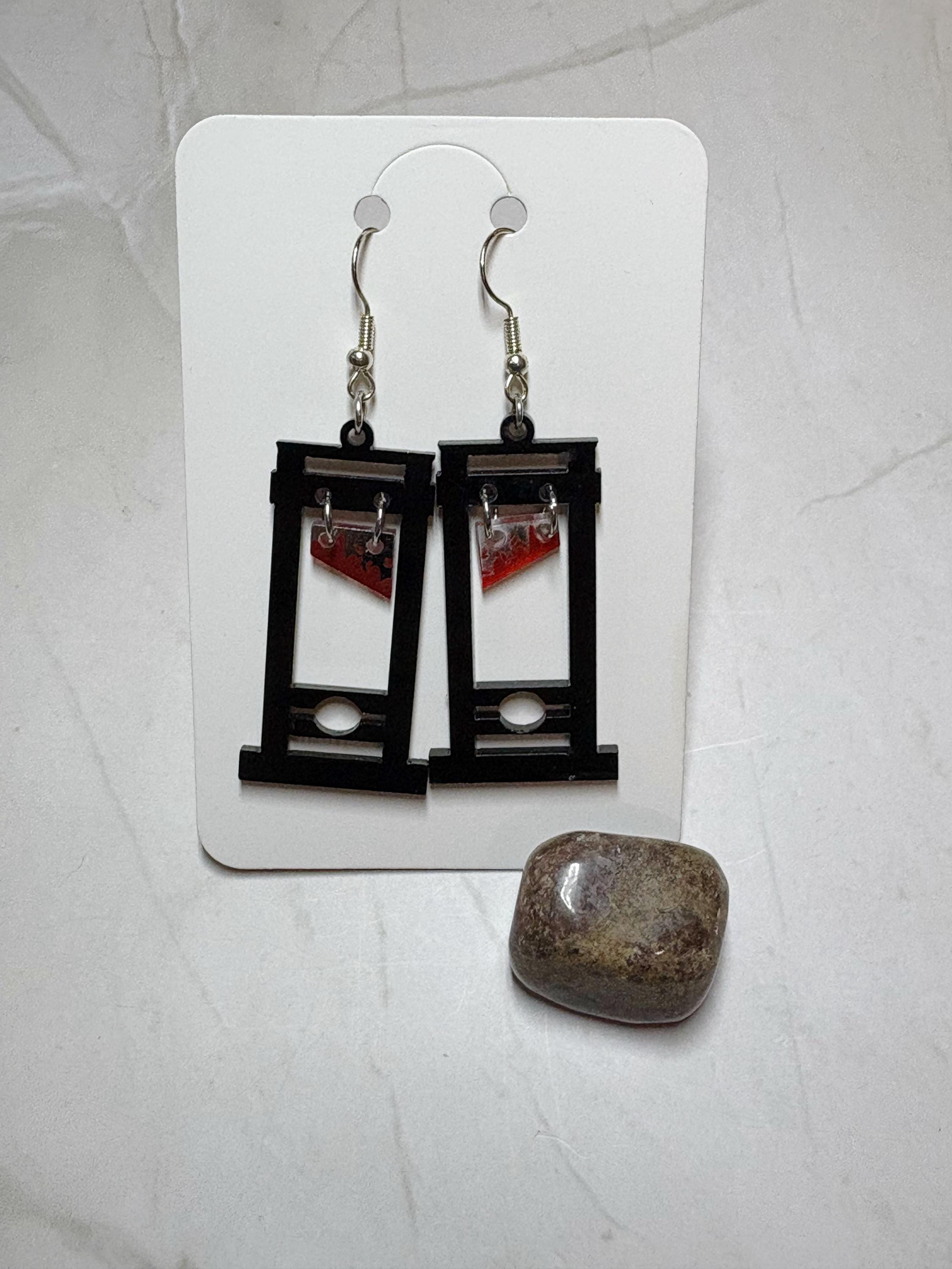 Guillotine hook earrings