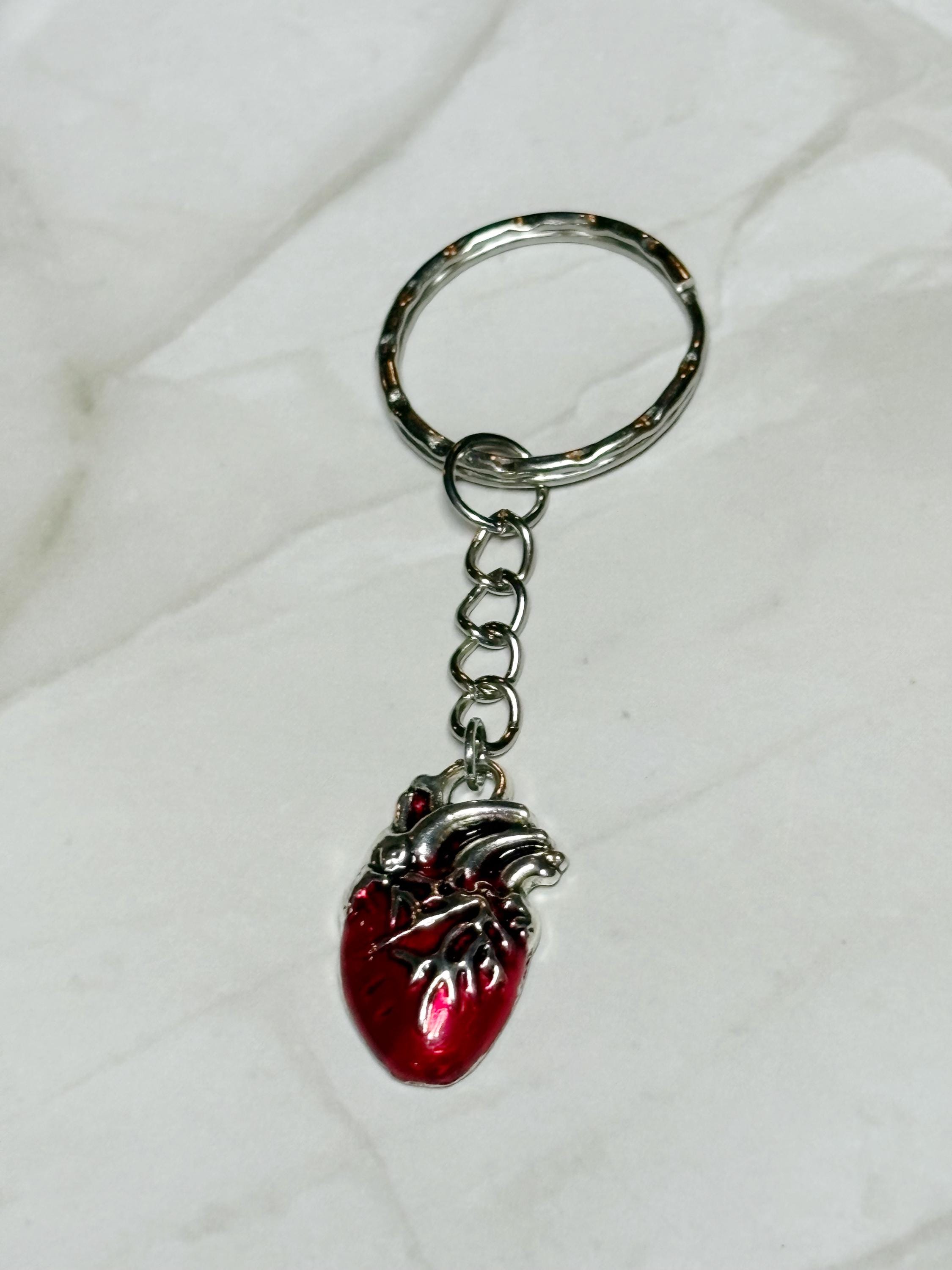 I give you my heart Keychain | Red