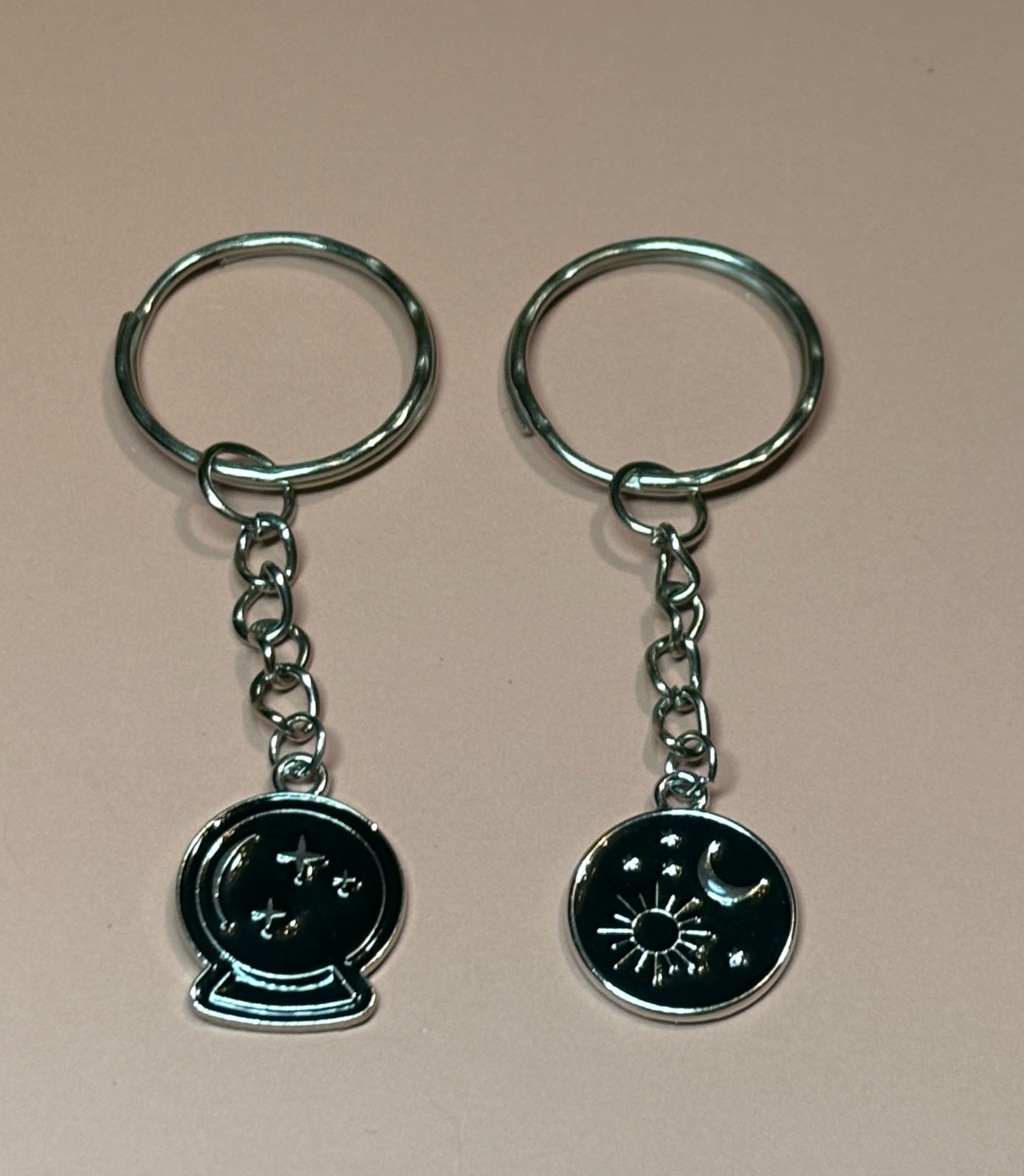 Gothic Bestie Divine Keychains 2pc