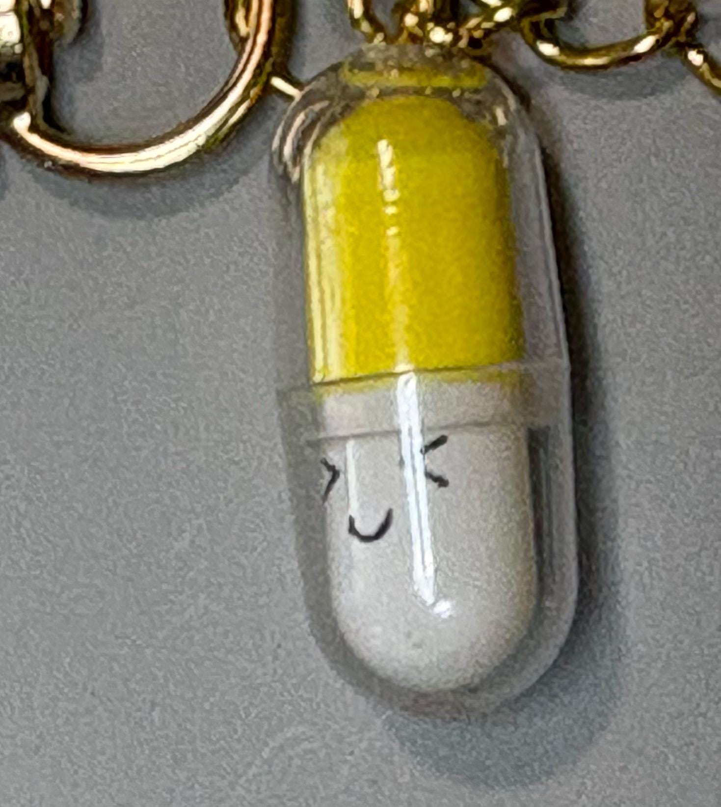 Flower (Ghosts) themed keychain