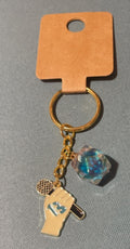 13 Swiftie Hand & Mic Keychain | Blue