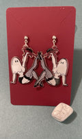 Pinup Ghost Girl Earrings | Stud and Dangle
