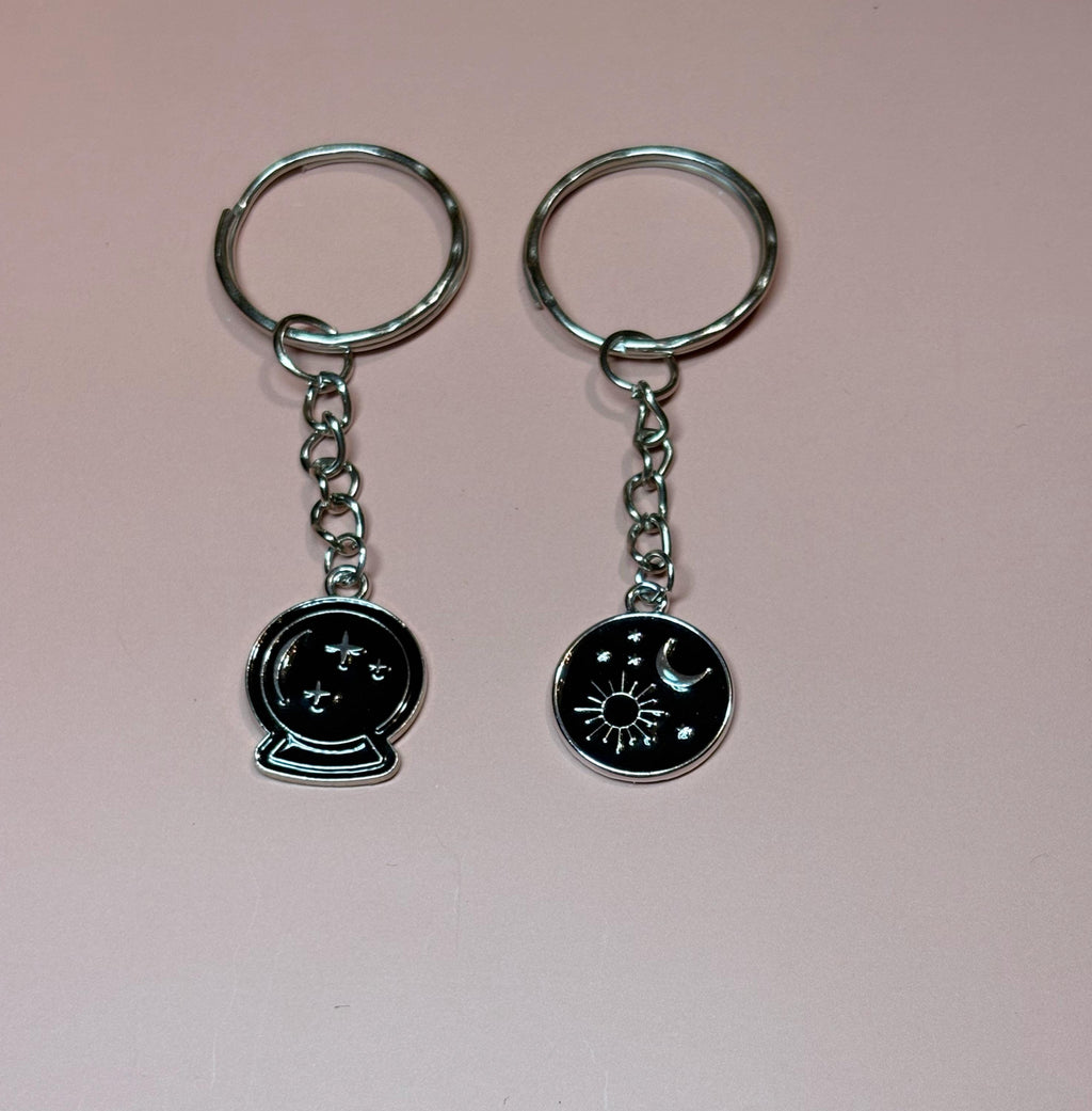 Gothic Bestie Divine Keychains 2pc