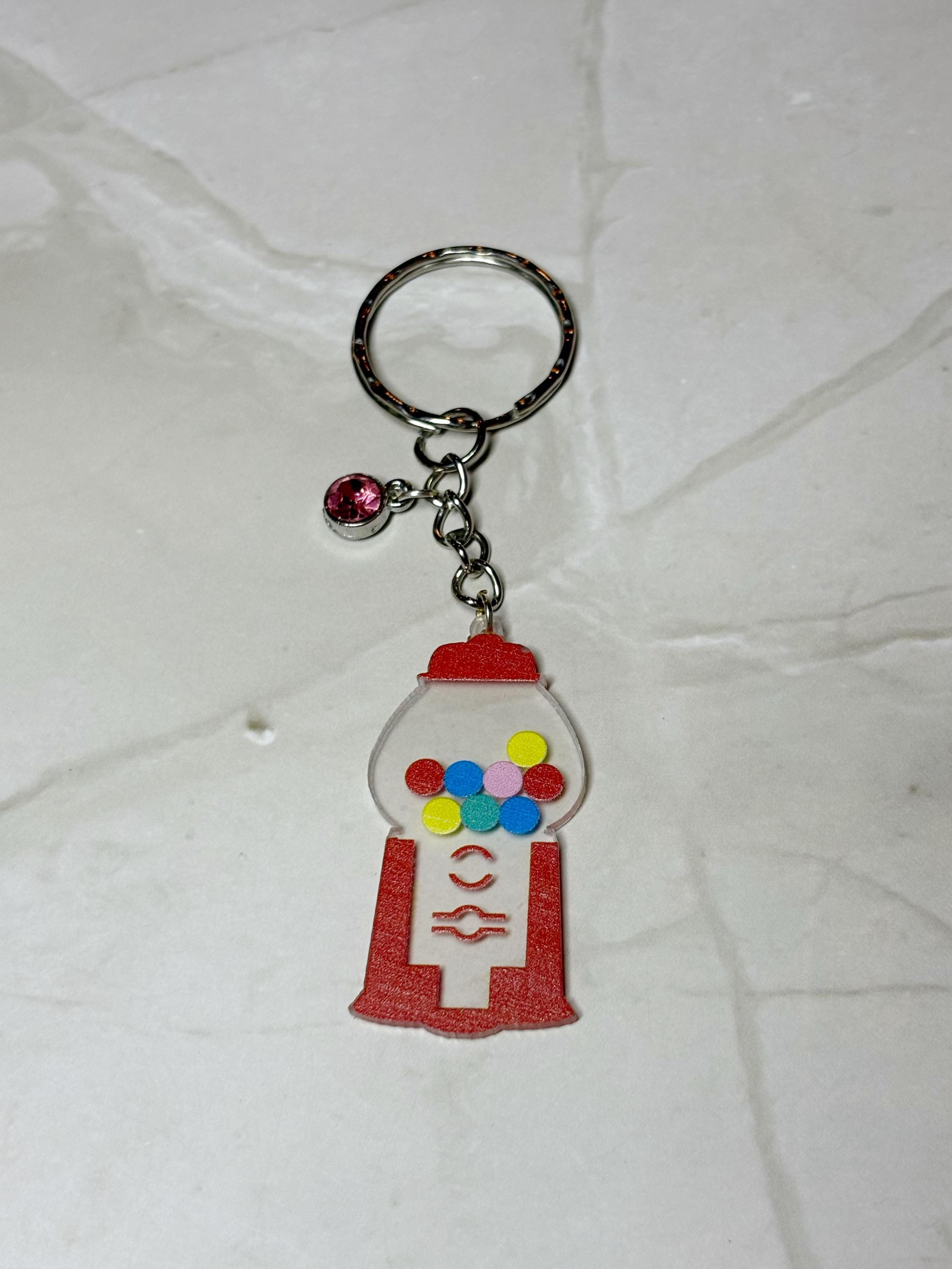 Gum ball Machine Keychain