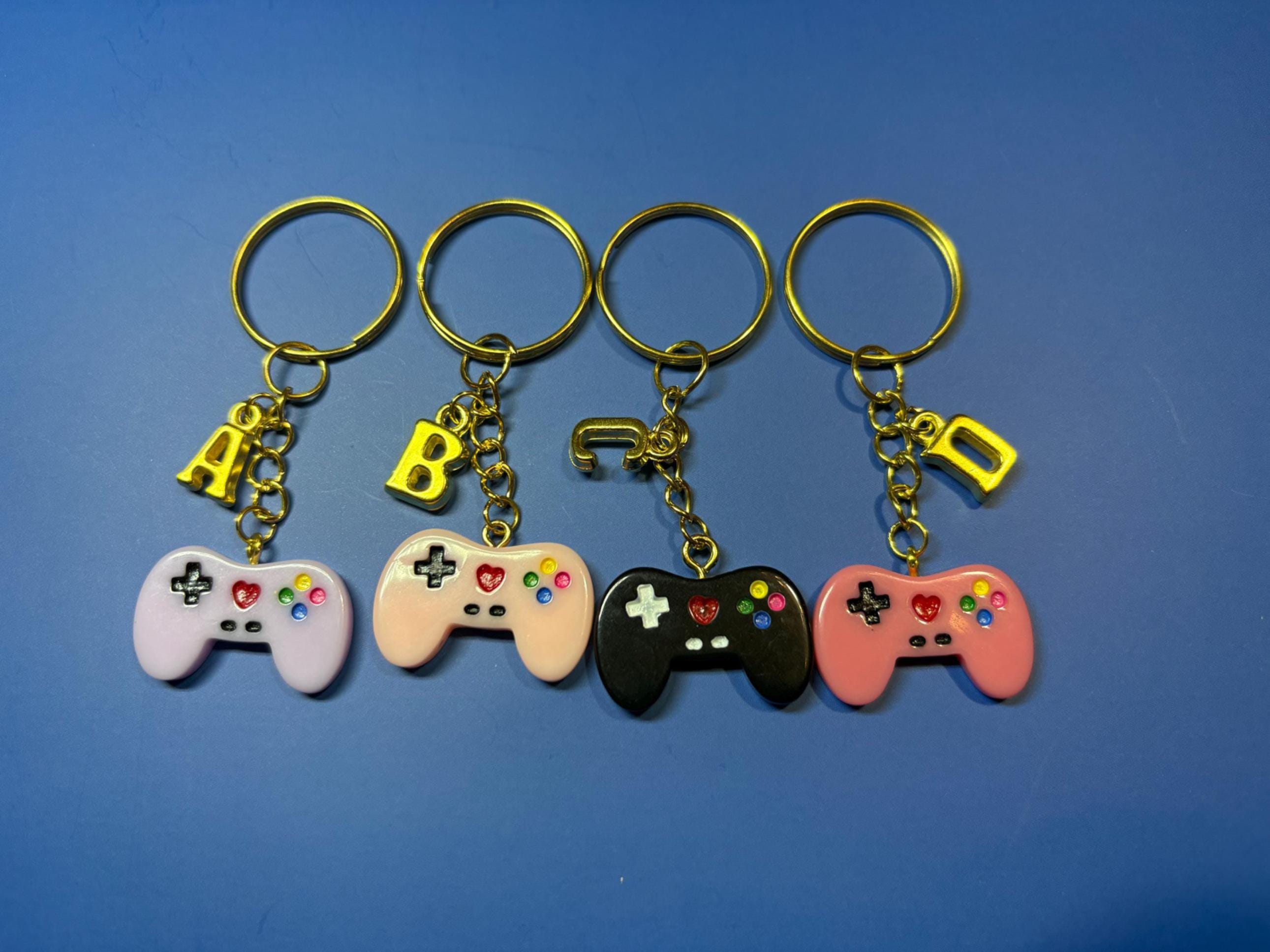 Four piece BFF controller keychains (customizable)