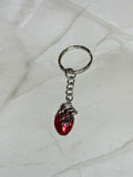 I give you my heart Keychain | Red
