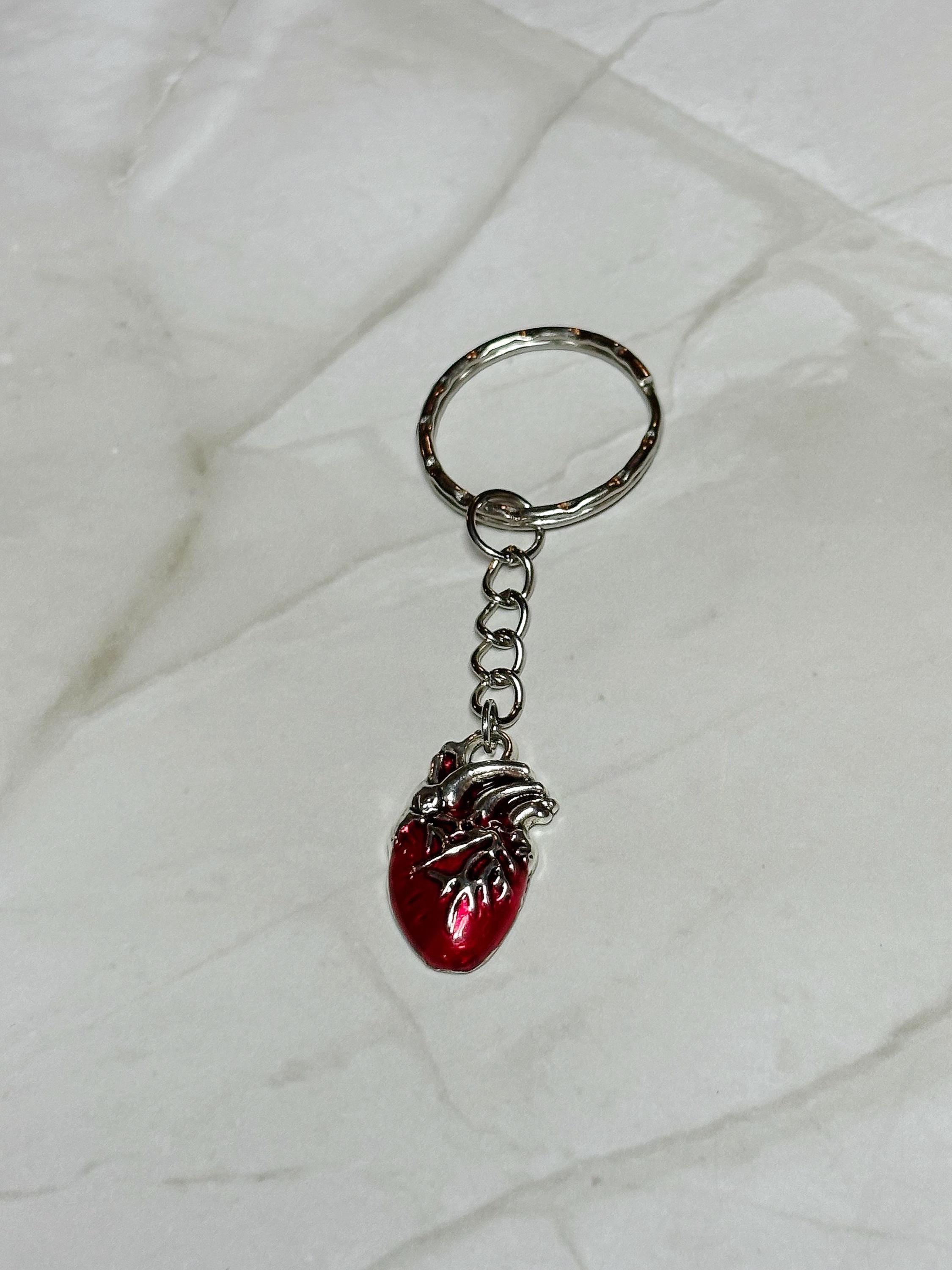 I give you my heart Keychain | Red