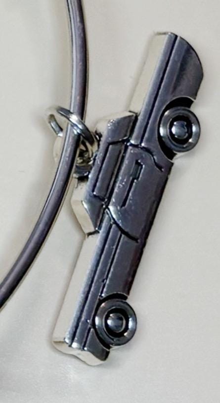 Spuffy (Spike x Buffy) charm bangle