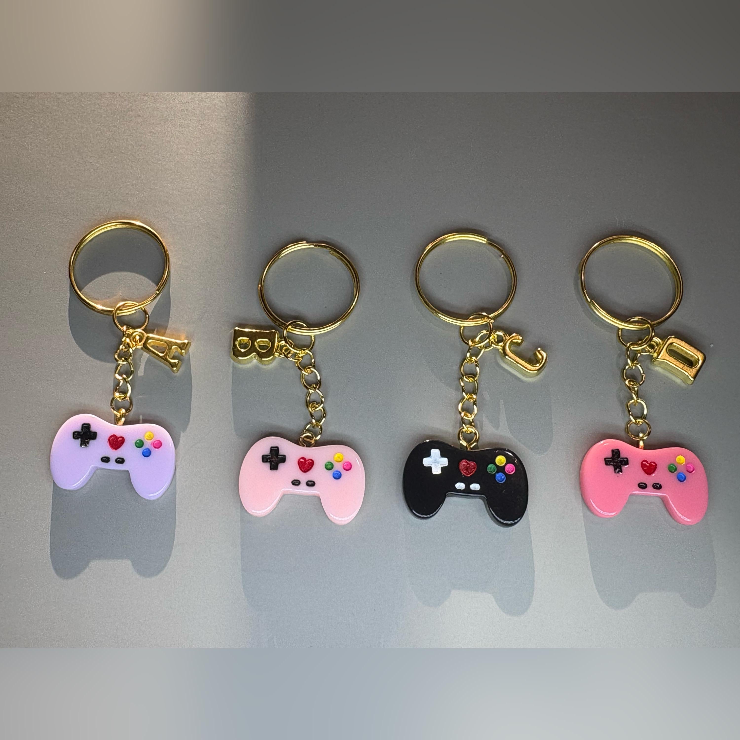 Four piece BFF controller keychains (customizable)