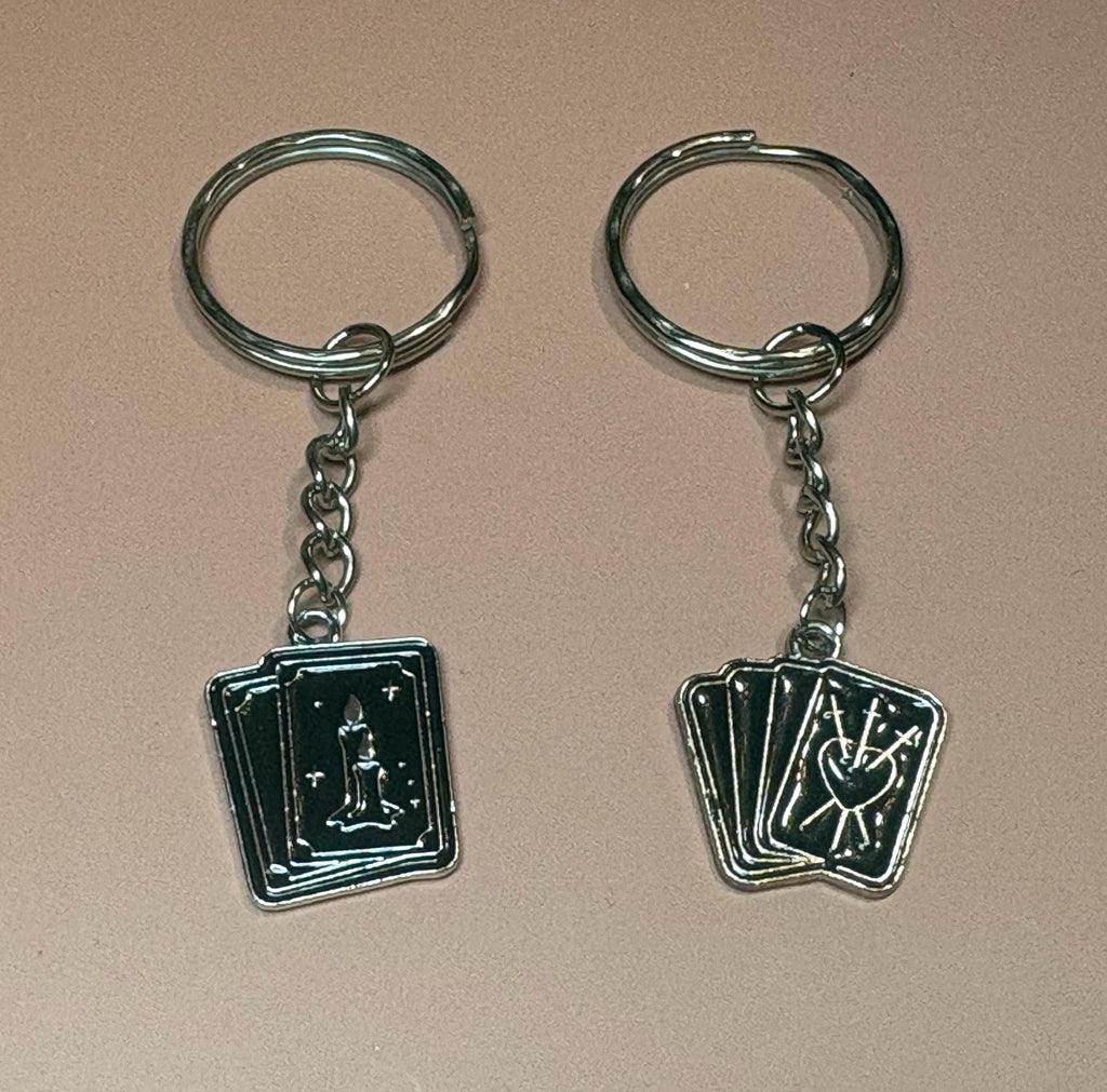 Gothic Bestie Tarot Keychains 2pc