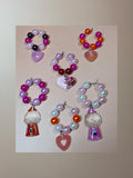 Gal Pals Wine Glass Charm Set | 6pc