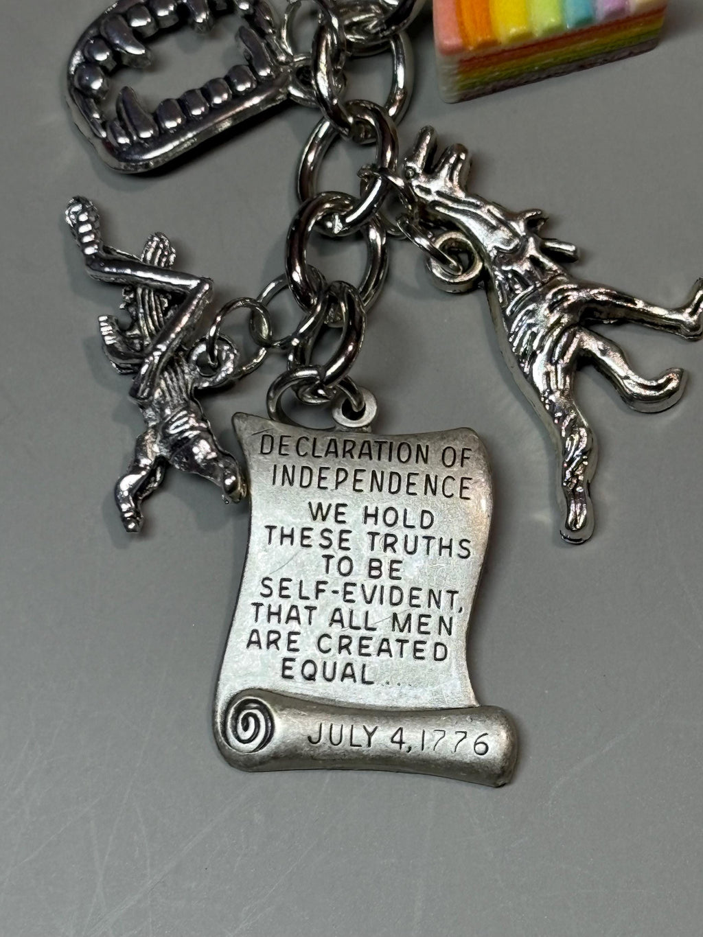 Isaac Higgintoot themed keychain (ghosts cbs)