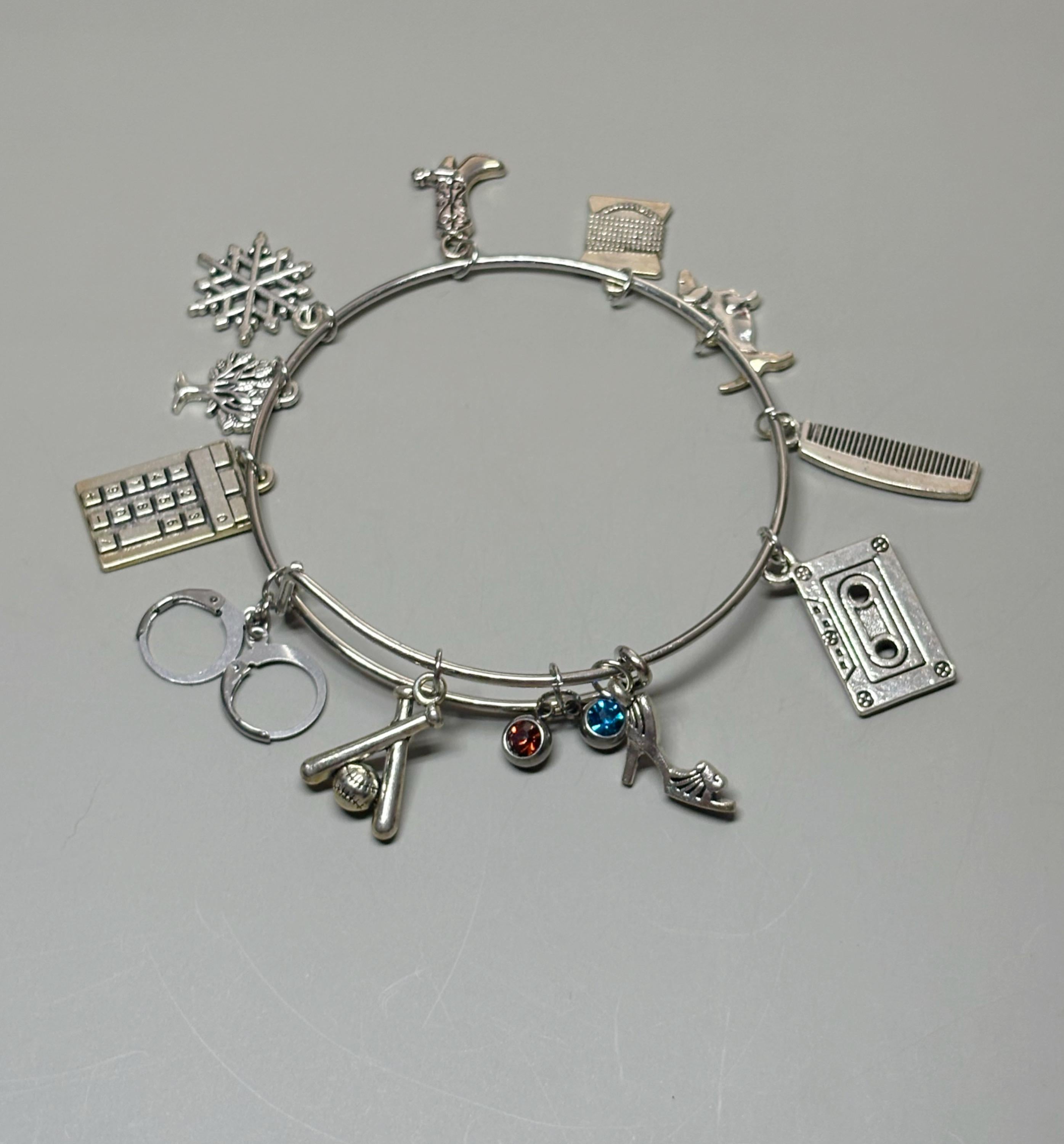 Stydia themed charm bangle