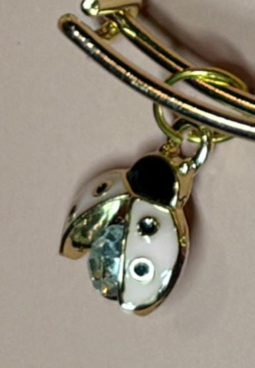 Malt shop romance gold bangle