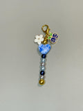 Blueberry milk bag charm
