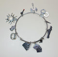 Spuffy (Spike x Buffy) charm bangle