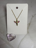 Gold 'Stupid Cupid' Necklace