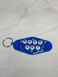 Blue ‘make art ‘ Keychain