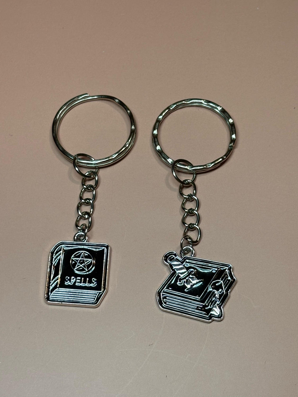 Gothic Bestie Book Keychains 2pc