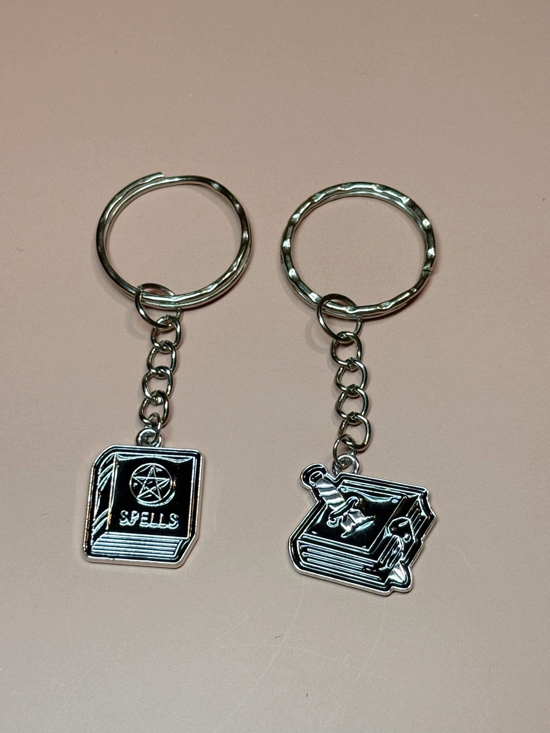 Gothic Bestie Book Keychains 2pc