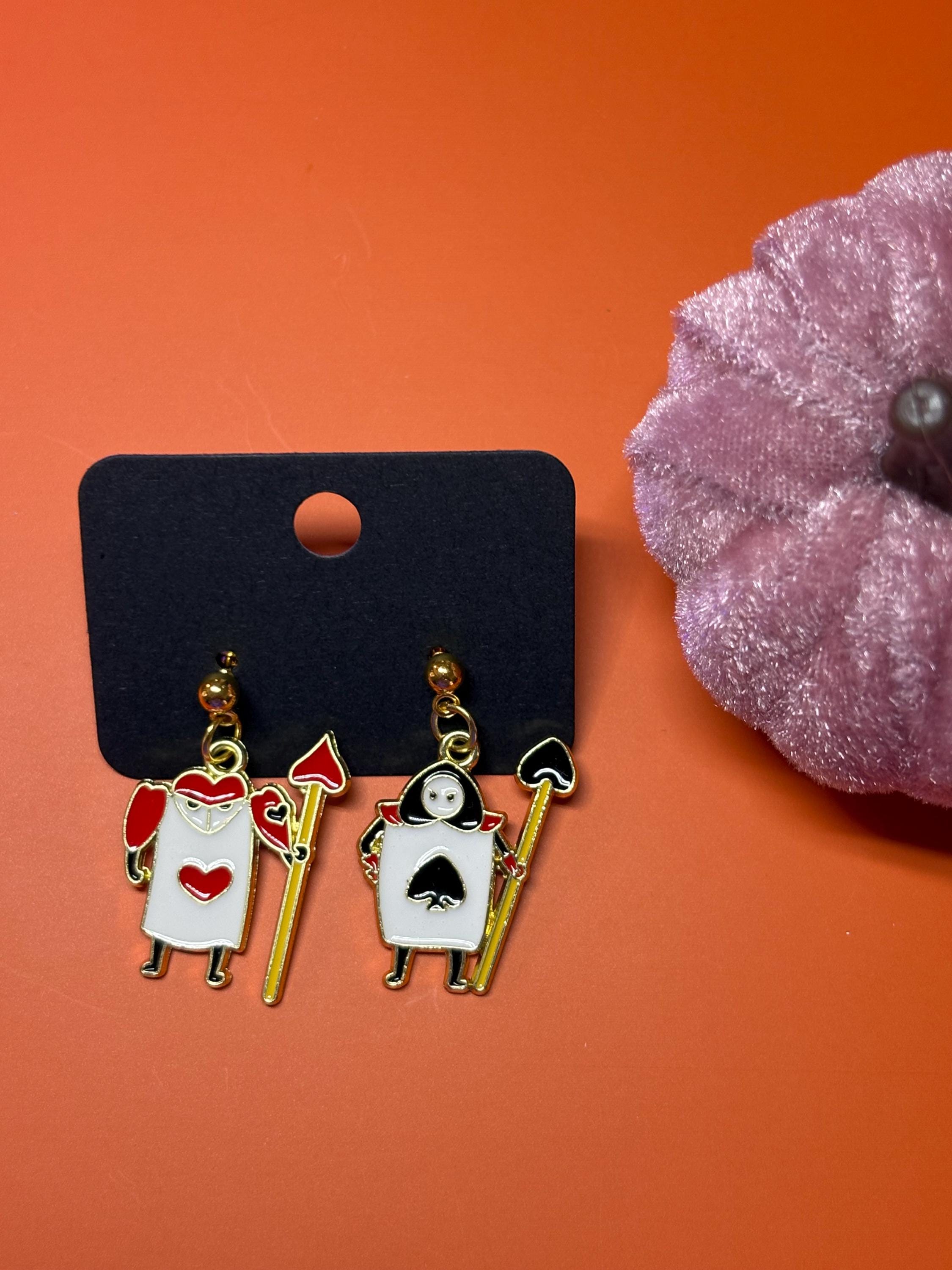 Card Guard Stud Earrings