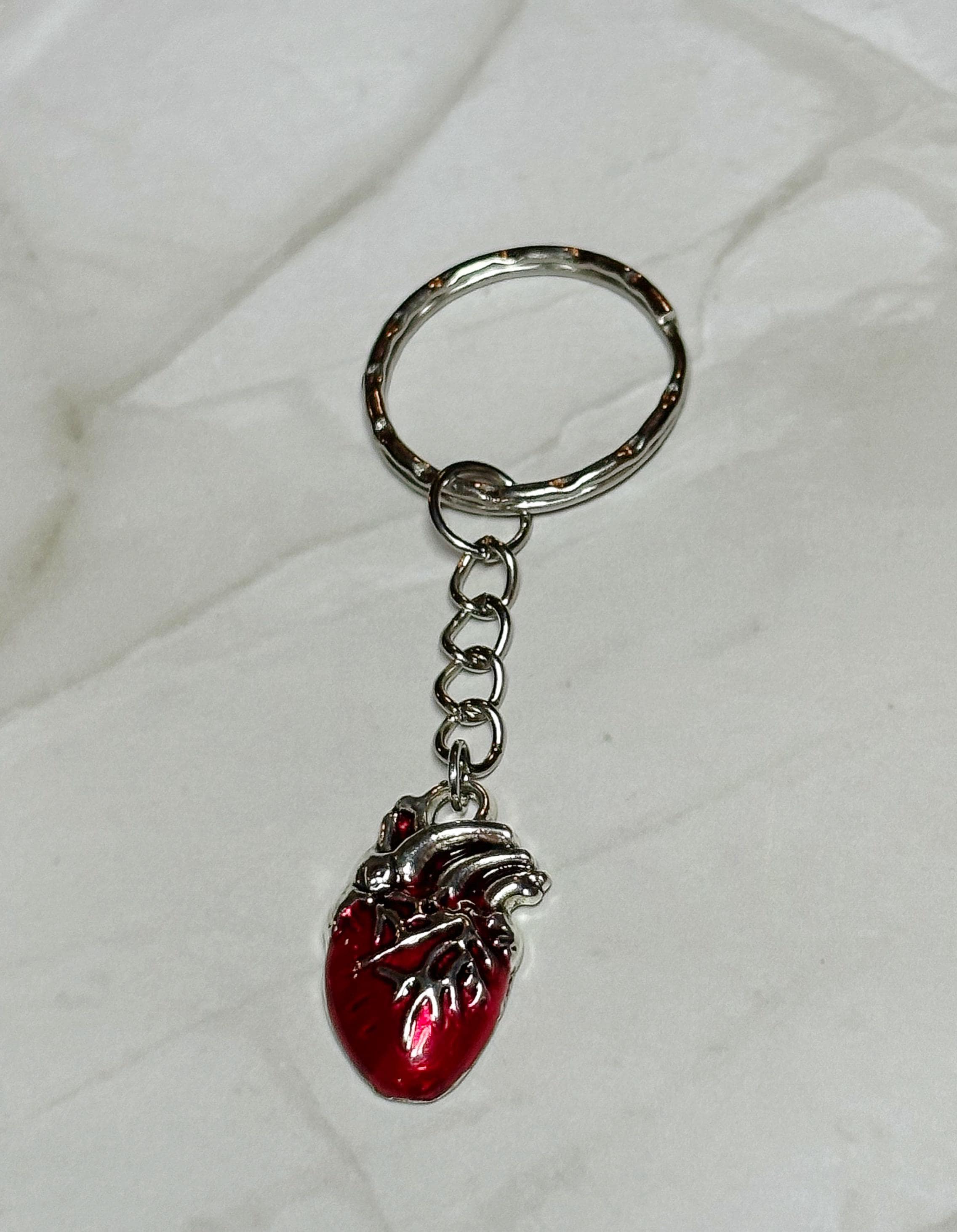 I give you my heart Keychain | Red