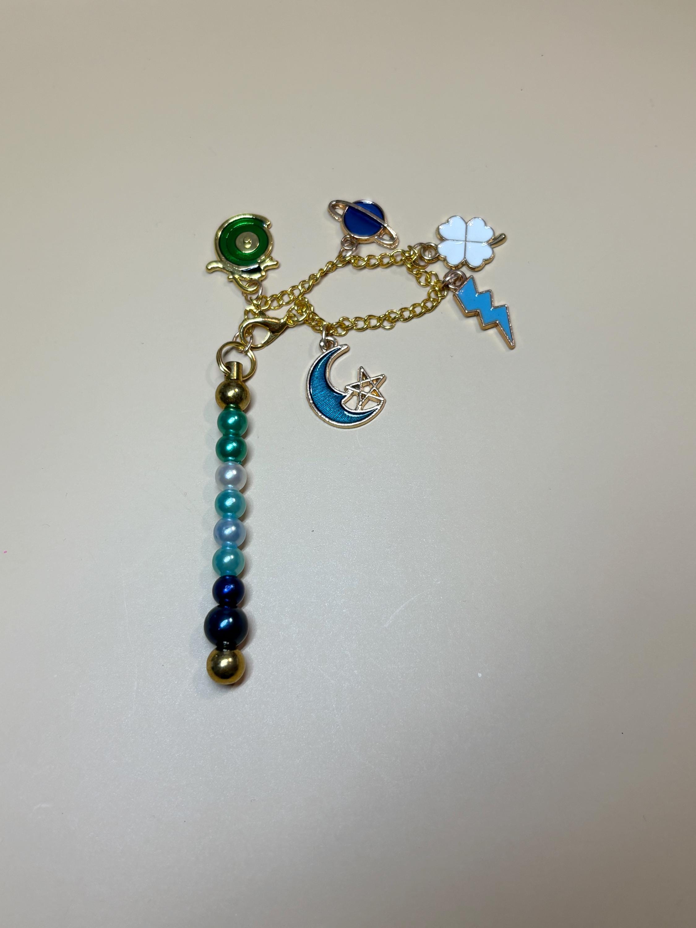 Gay pride hidden flag bag charm