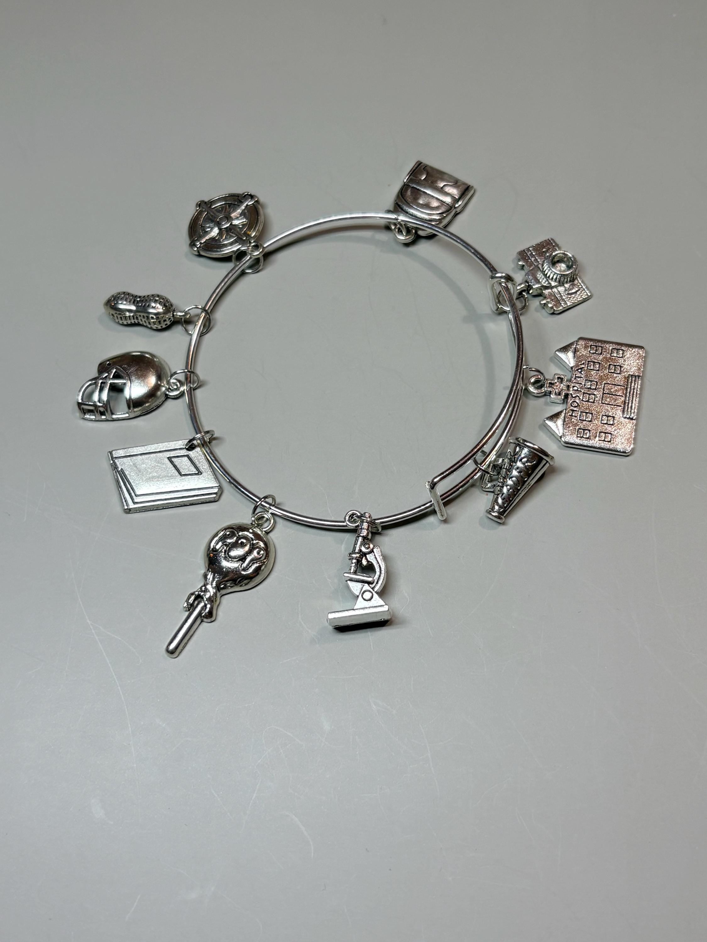 School Spirits themed bangle