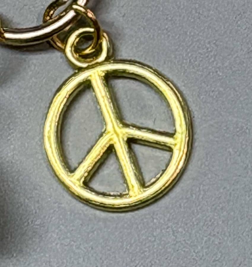 Flower (Ghosts) themed keychain