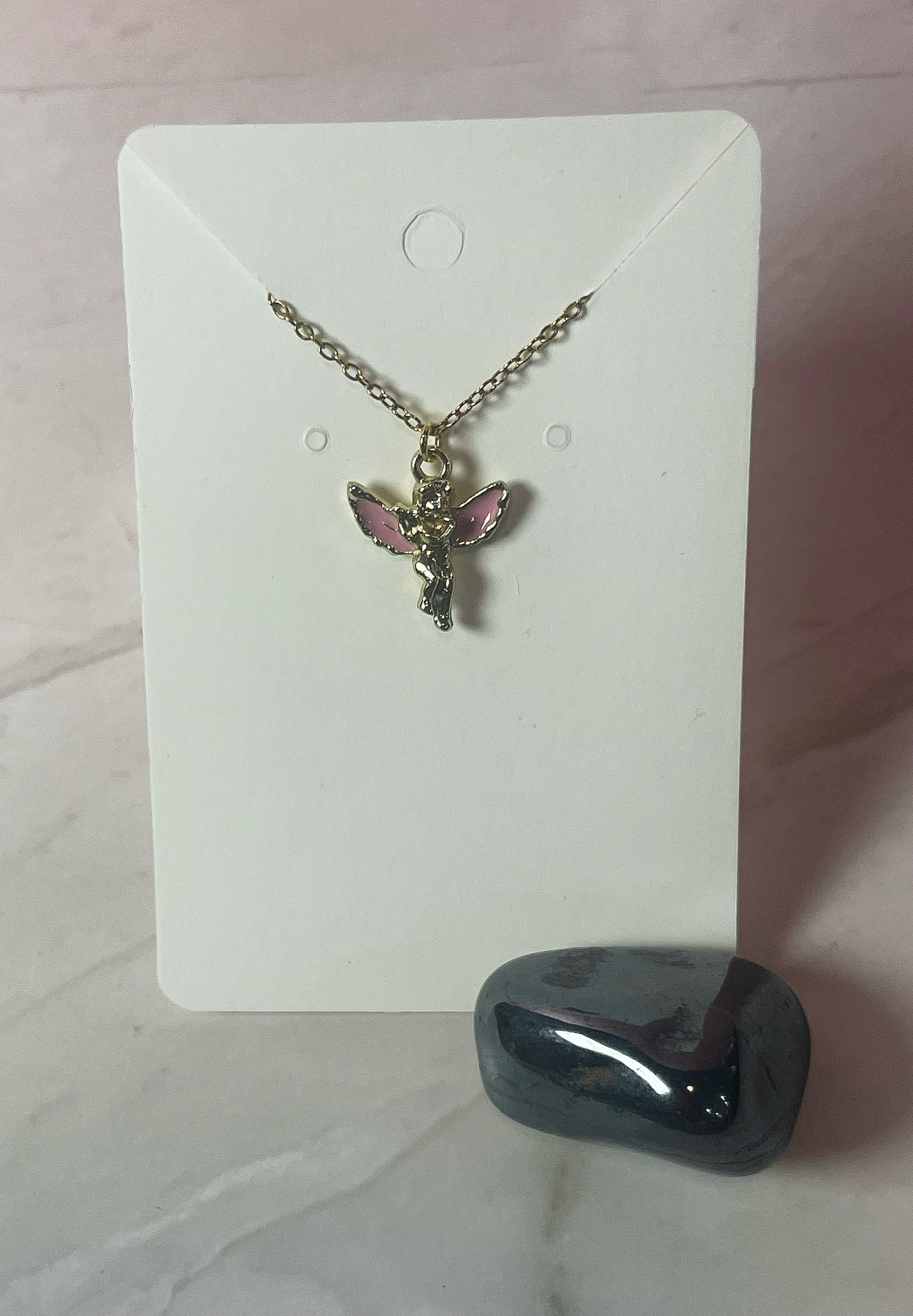 Gold 'Stupid Cupid' Necklace