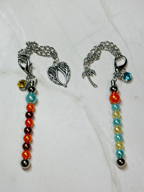 Bunny South Park themed Bag charm / keychain set