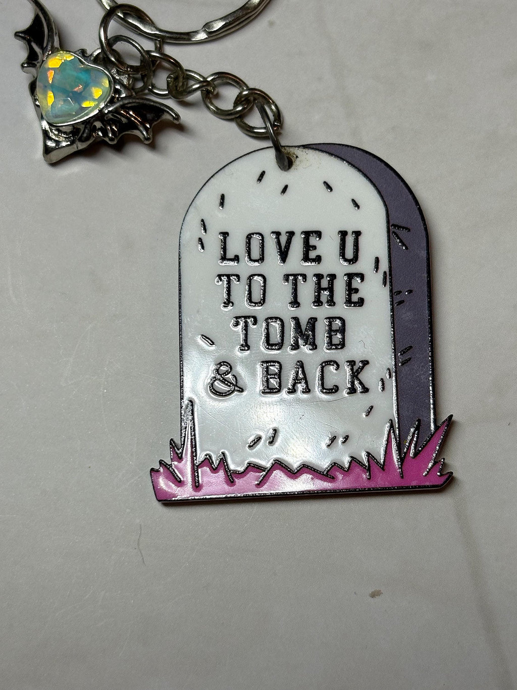 Love you to the tomb Keychain