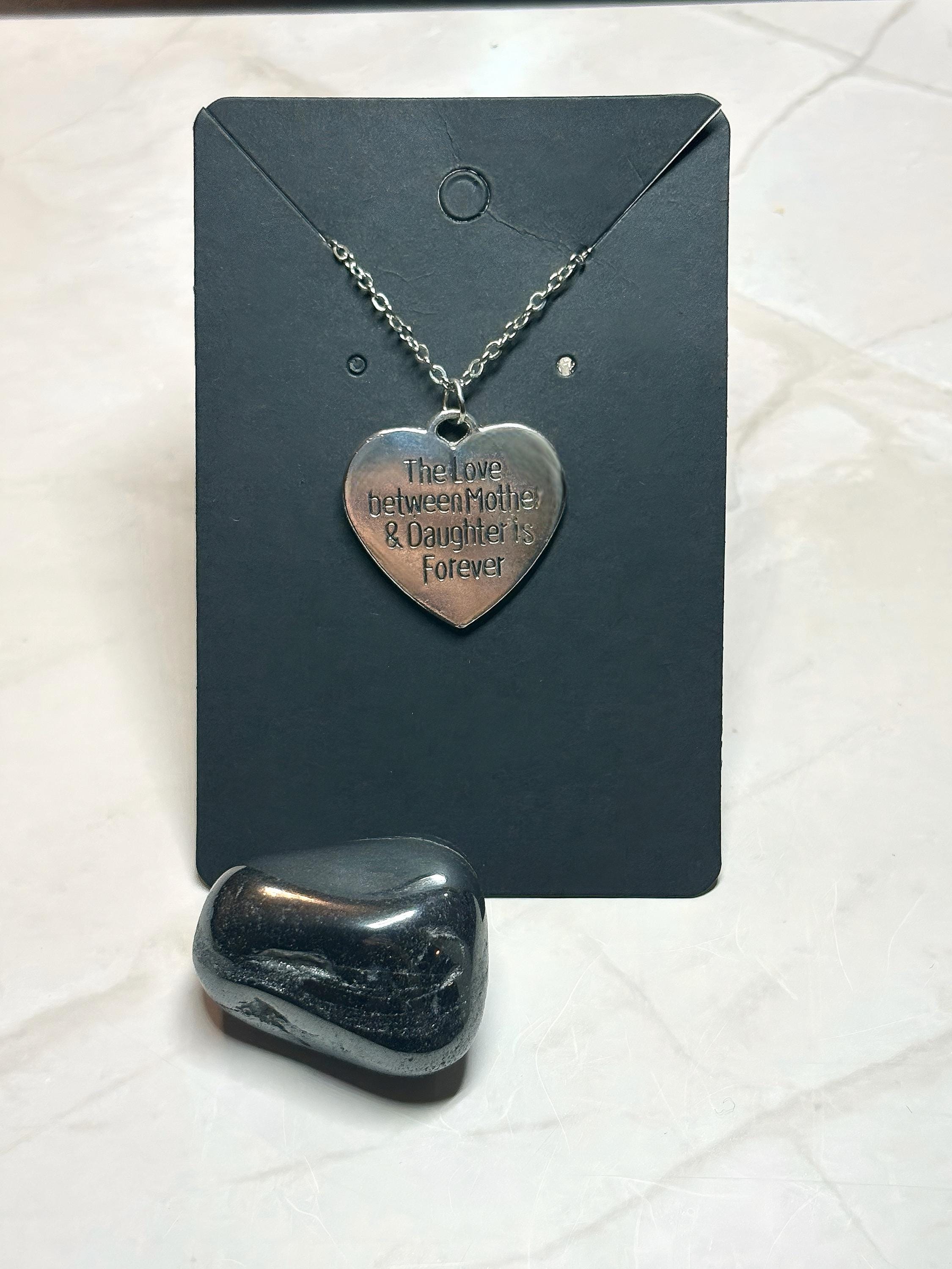 Mother & Daughter Heart Necklace | Stainless Steel 20inch