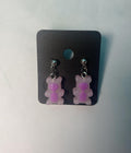 Purple Skeleton Gummy Bear Studs