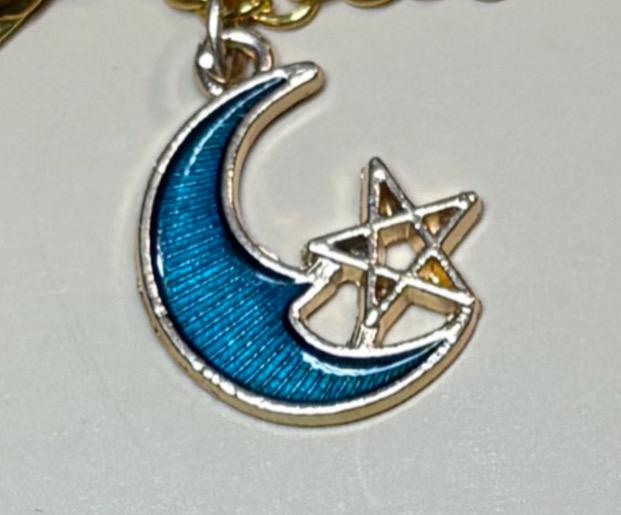 Gay pride hidden flag bag charm