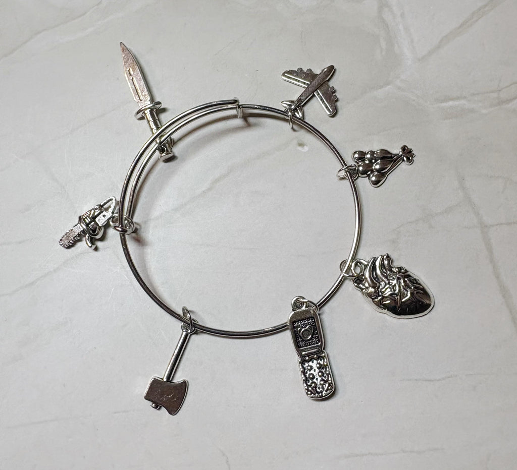 Horror Movie Themed Charm Bangle