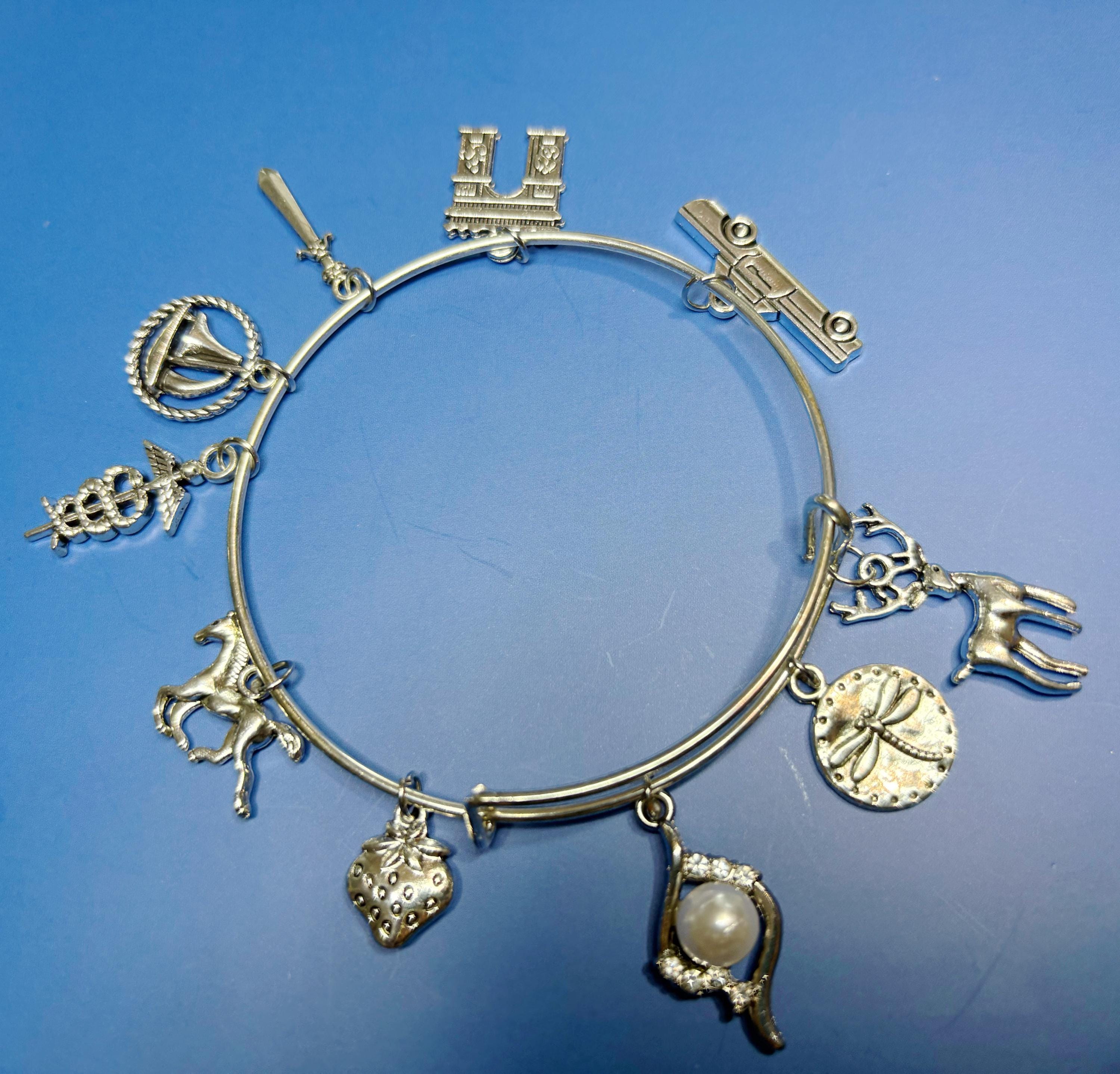 Outlander themed charm bangle