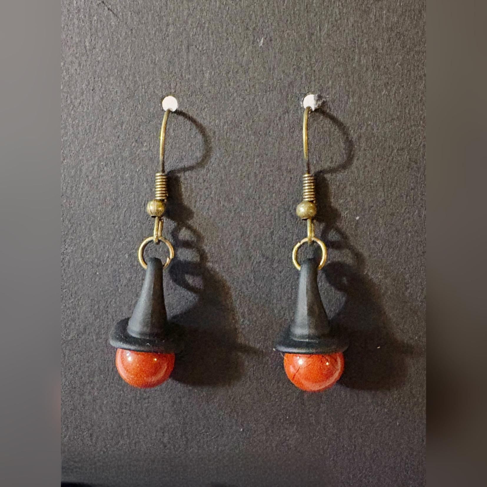 Carnelian Witch Earrings