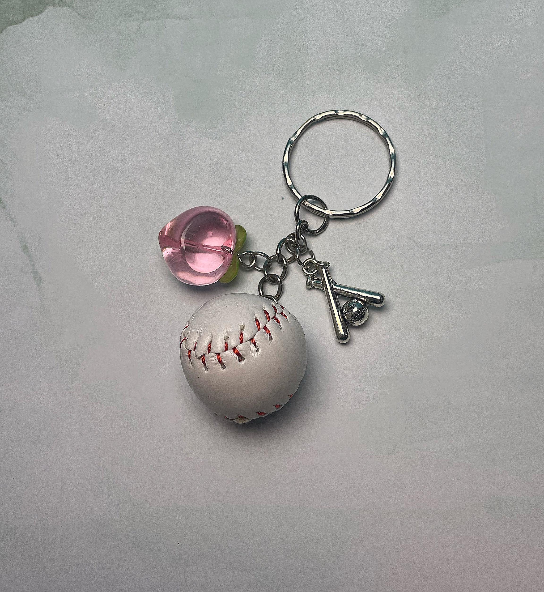 We are Peaches! ALOTO Keychain - Silver