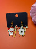 Card Guard Stud Earrings