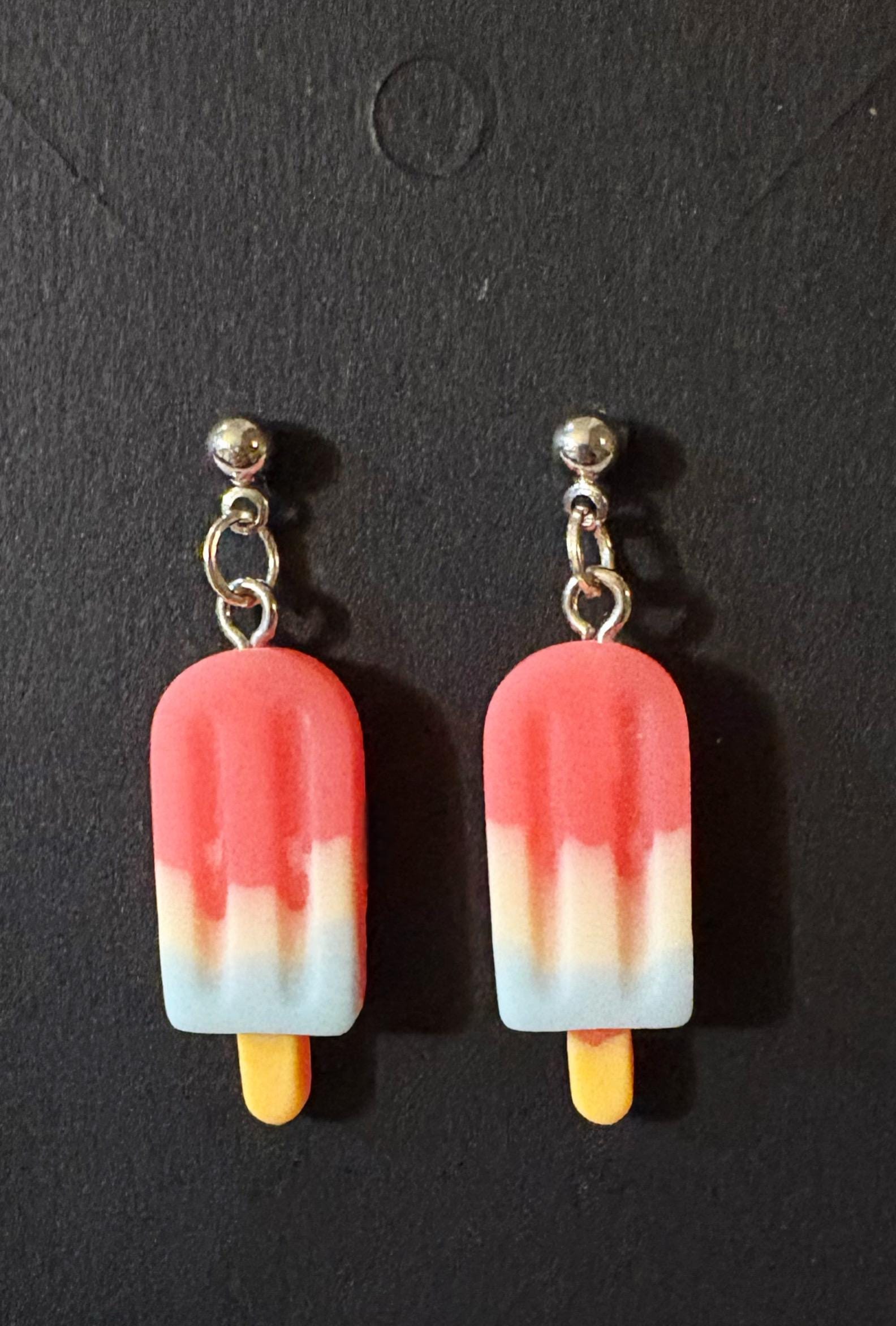 Rocket Popsicle Stud Earrings