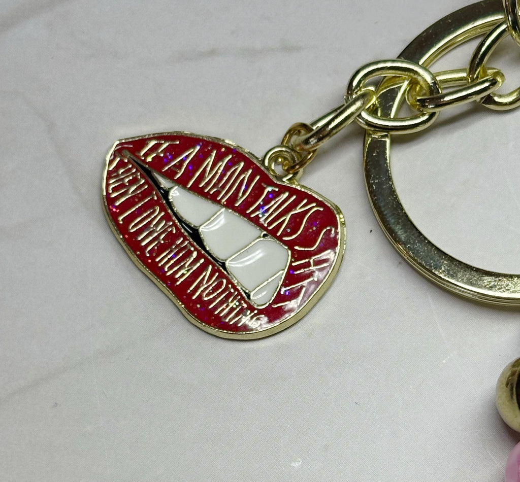 Taylor Lyrics :” I did something bad “ bag charm