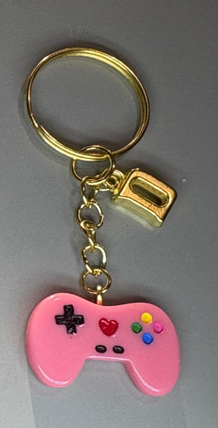 Four piece BFF controller keychains (customizable)