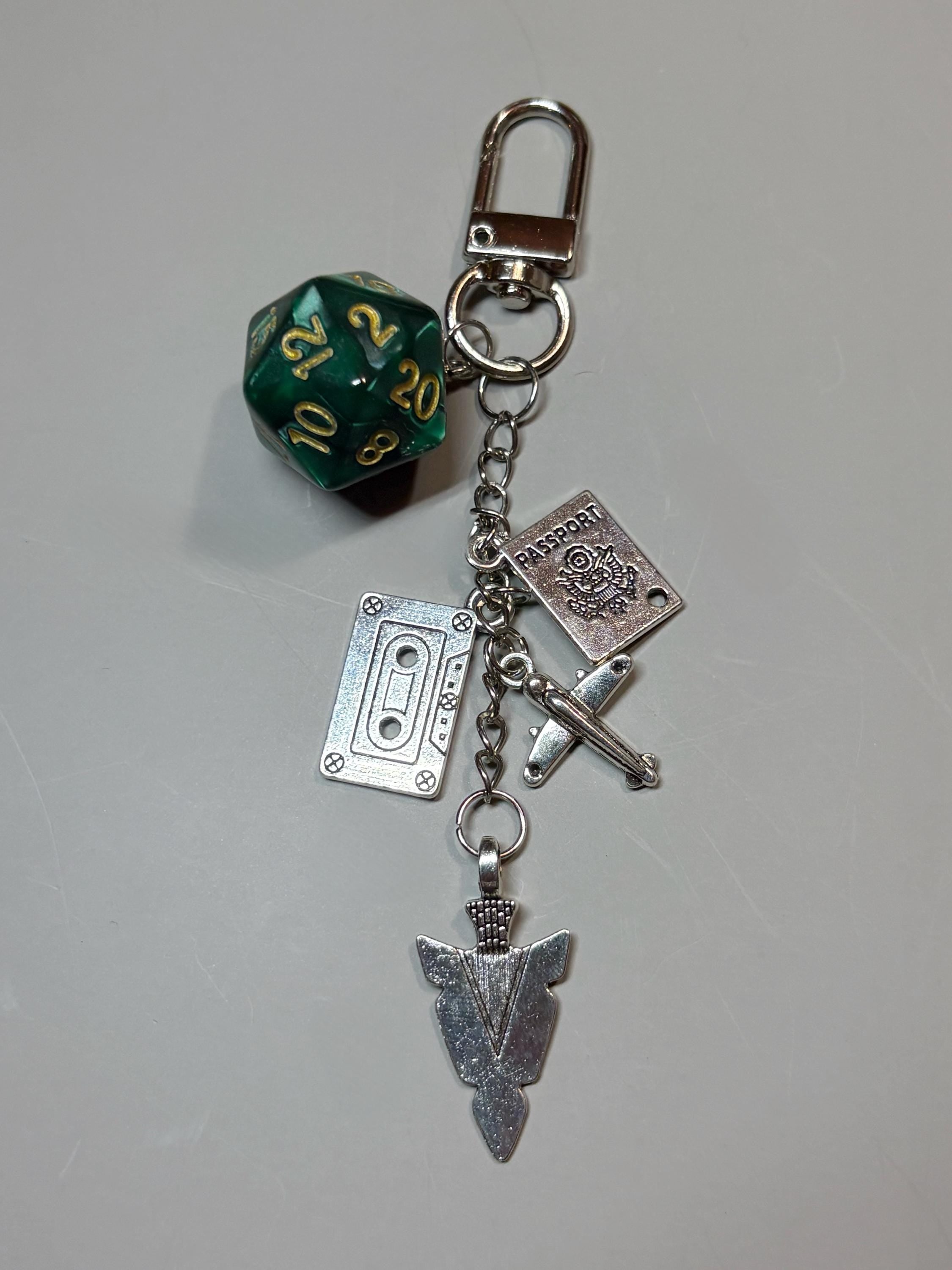 Pete Martino (Ghosts cbs) themed keychain