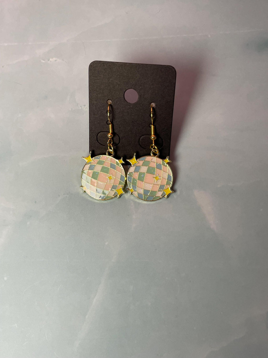 Glitter Disco Ball Earrings