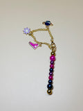 Hidden Bi Pride Keychain
