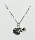 Silver painters palette necklace