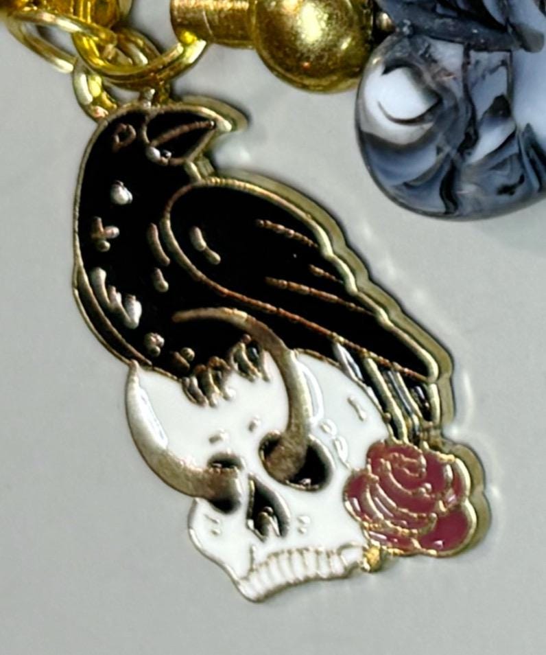 Gothic Romance bag charm