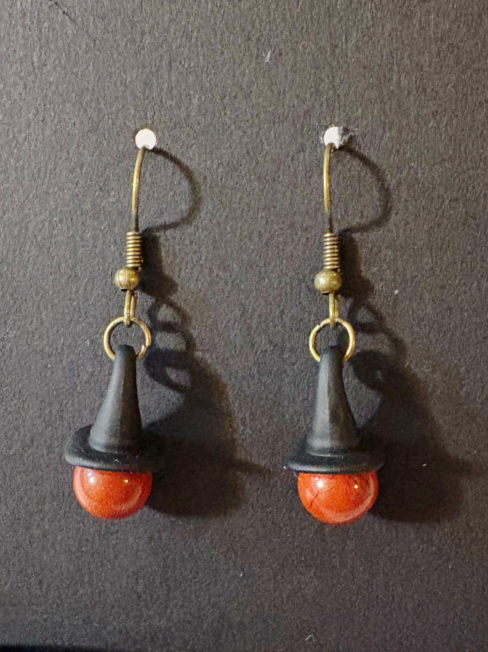 Carnelian Witch Earrings