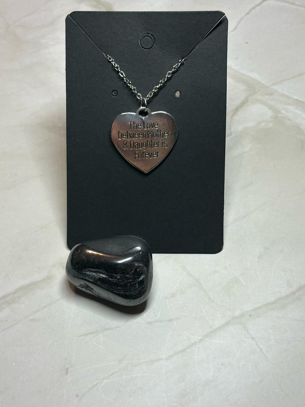 Mother & Daughter Heart Necklace | Stainless Steel 20inch